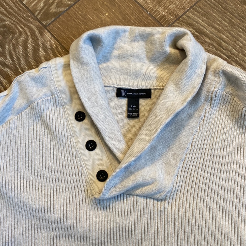 INC Ribbed Sweater - Picture 3 of 4